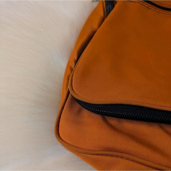 LL Bean Orange Travel Camping Hanging Toiletry Bag - Picture 2 of 8